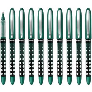 Westcott PULSAR Tintenroller Grün 10 Stück Vorteilspack Rollerball Pen grüne Tinte präzise 0,5 mm Strichstärke, transp. Füllstandsanzeige, Kapillartechnologie, ergonom. Griff E-730648 00 Westcott PULSAR Tintenroller Grün 10 Stück Vorteilspack Rollerball Pen grüne Tinte präzise 0,5 mm Strichstärke, transp. Füllstandsanzeige, Kapillartechnologie, ergonom. Griff E-730648 00
