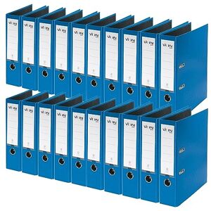 Leitz VON Ordner A4, 20er Pack, Karton mit Kunststoffeinband, 80 mm Rückenbreite, Für 600 Blatt, Blauer Engel & FSC-zertifiziert, Für Schule, Studium & Zuhause, Blau, 10550035 Leitz VON Ordner A4, 20er Pack, Karton mit Kunststoffeinband, 80 mm Rückenbreite, Für 600 Blatt, Blauer Engel & FSC-zertifiziert, Für Schule, Studium & Zuhause, Blau, 10550035