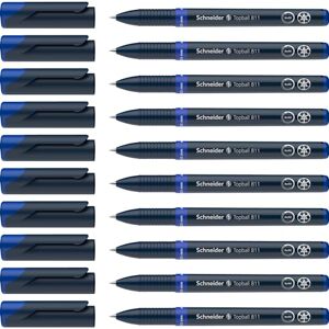 Schneider Topball 811 Tintenroller (Wechselmine, 0,5 mm) 10er Packung blau Schneider Topball 811 Tintenroller (Wechselmine, 0,5 mm) 10er Packung blau