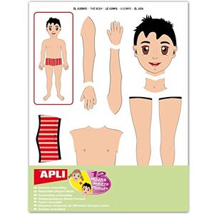 APLI Kids 11928 – ablösbare Themenaufkleber: der menschliche Körper – 12 Blatt Aufkleber APLI Kids 11928 – ablösbare Themenaufkleber: der menschliche Körper – 12 Blatt Aufkleber