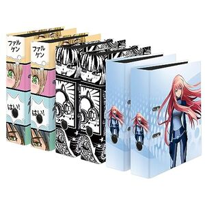 FALKEN Original 6er Pack Motiv-Ordner Manga sortiert. Made in Germany. 8 cm breit DIN A4 Ringordner Aktenordner Briefordner Büroordner Plastikordner Schlitzordner FALKEN Original 6er Pack Motiv-Ordner Manga sortiert. Made in Germany. 8 cm breit DIN A4 Ringordner Aktenordner Briefordner Büroordner Plastikordner Schlitzordner