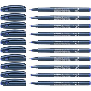 Schneider 8573 Topball 857 Tintenroller (stabiler Metallspitze, 0,6 mm) 10er Packung blau Schneider 8573 Topball 857 Tintenroller (stabiler Metallspitze, 0,6 mm) 10er Packung blau