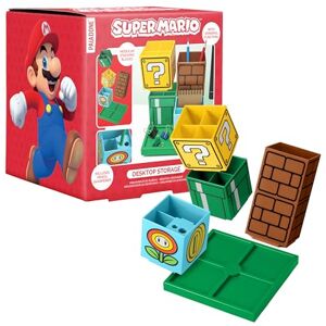Paladone Super Mario Desktop-Organizer Offiziell lizenziertes Nintendo-Merchandise für Home- & Office-Deko, mit Stift- & Papierhaltern, Geschenk für Mario Bros-Fans Paladone Super Mario Desktop-Organizer Offiziell lizenziertes Nintendo-Merchandise für Home- & Office-Deko, mit Stift- & Papierhaltern, Geschenk für Mario Bros-Fans