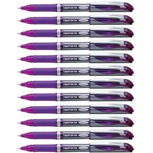 Pentel BL60-V Gel-Tintenroller EnerGel mit Kappe 1,0 mm, 12 Stück, violett Pentel BL60-V Gel-Tintenroller EnerGel mit Kappe 1,0 mm, 12 Stück, violett