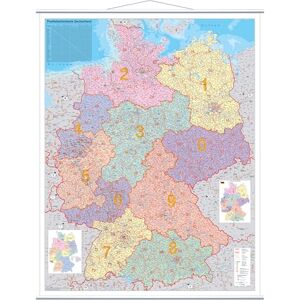 Franken Kartentafel Deutschland, 1:760000, beschreibbar, trocken abwischbar, mit Metallleisten, rollbar, zur Wandbefestigung, 97 x 137 cm, KAM400 Franken Kartentafel Deutschland, 1:760000, beschreibbar, trocken abwischbar, mit Metallleisten, rollbar, zur Wandbefestigung, 97 x 137 cm, KAM400