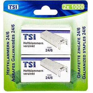 TSI 49028 Heftklammern 24/6, 2x 1000er Packung TSI 49028 Heftklammern 24/6, 2x 1000er Packung