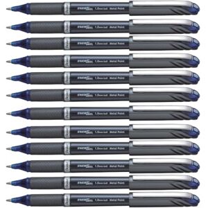 Pentel Energel Plus Liquid Gel-Tintenroller, Kugeldurchmesser 1.0 mm = 0.5 mm Strichstärke, 12 Stück, blau BL30C Pentel Energel Plus Liquid Gel-Tintenroller, Kugeldurchmesser 1.0 mm = 0.5 mm Strichstärke, 12 Stück, blau BL30C
