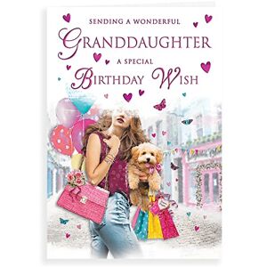 Piccadilly Greetings Regal Publishing Traditionelle Geburtstagskarte für Enkelin, 22,9 x 15,2 cm Piccadilly Greetings Regal Publishing Traditionelle Geburtstagskarte für Enkelin, 22,9 x 15,2 cm