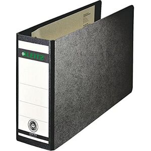 Leitz Qualitäts-Ordner 180° A5 quer, Schwarz, 80 mm Rücken, A5-Querformat, Einband aus Hartpappe, 10760000 Leitz Qualitäts-Ordner 180° A5 quer, Schwarz, 80 mm Rücken, A5-Querformat, Einband aus Hartpappe, 10760000