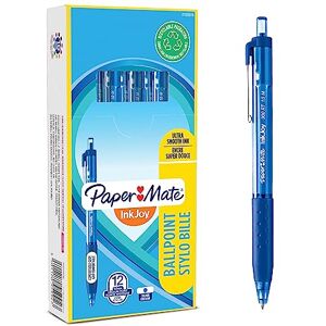 Paper Mate InkJoy 300RT Druckkugelschreiber mittlere Spitze (1,0mm) Blau 12 Stück Paper Mate InkJoy 300RT Druckkugelschreiber mittlere Spitze (1,0mm) Blau 12 Stück