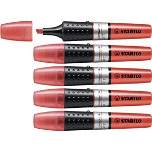 STABILO Textmarker LUMINATOR 5er Pack rot STABILO Textmarker LUMINATOR 5er Pack rot