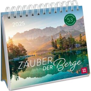 Groh Verlag Postkartenkalender 2025: Zauber der Berge: Wochenkalender zum Aufstellen, Tischkalender mit Spiralbindung und 53 Postkarten zum Heraustrennen Groh Verlag Postkartenkalender 2025: Zauber der Berge: Wochenkalender zum Aufstellen, Tischkalender mit Spiralbindung und 53 Postkarten zum Heraustrennen