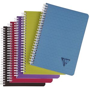 Clairefontaine 329506C Spiralbuch (Linicolor Intense, DIN A5, 90 Blatt kariert) 1 Stück farbig sortiert Clairefontaine 329506C Spiralbuch (Linicolor Intense, DIN A5, 90 Blatt kariert) 1 Stück farbig sortiert