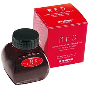Platinum Tintenflasche für Füllfederhalter, 60 ml, Rot Platinum Tintenflasche für Füllfederhalter, 60 ml, Rot