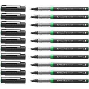 Schneider Xtra 823 Tintenroller (Konusspitze aus Edelstahl, 0,3 mm) 10er Packung grün Schneider Xtra 823 Tintenroller (Konusspitze aus Edelstahl, 0,3 mm) 10er Packung grün