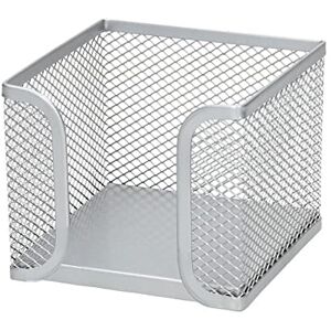 D.RECT Zettelbox aus Mesh Solides Metall Für den modernen Arbeitsplatz Silber 95x95x80 mm D.RECT Zettelbox aus Mesh Solides Metall Für den modernen Arbeitsplatz Silber 95x95x80 mm