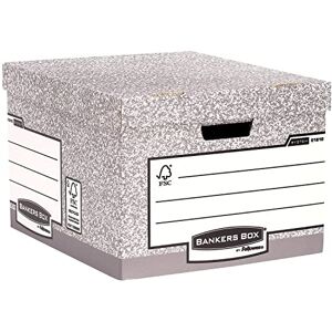 BANKERS BOX Archivbox mit FastFold System, groß, FSC, 10er-Packung, grau BANKERS BOX Archivbox mit FastFold System, groß, FSC, 10er-Packung, grau