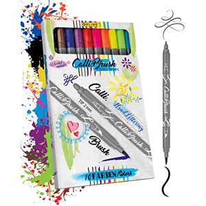 Online Calli.Brush 10er Set Handlettering Brush-Pen, Pinsel-Stifte Set, Kalligraphie-Set, Pens mit Calligraphie-Spitze und Pinsel-Spitze für Bullet Journal, Wasserfarben, Geschenkbox Online Calli.Brush 10er Set Handlettering Brush-Pen, Pinsel-Stifte Set, Kalligraphie-Set, Pens mit Calligraphie-Spitze und Pinsel-Spitze für Bullet Journal, Wasserfarben, Geschenkbox