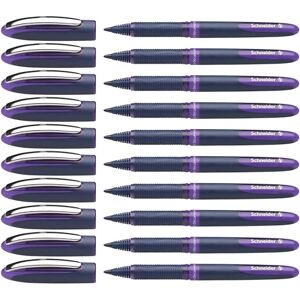 Schneider 183008 One Business Tintenroller (Dokumentenecht mit 0,6 mm Strichstärke, Made in Germany) 10er Pack,violett Schneider 183008 One Business Tintenroller (Dokumentenecht mit 0,6 mm Strichstärke, Made in Germany) 10er Pack,violett