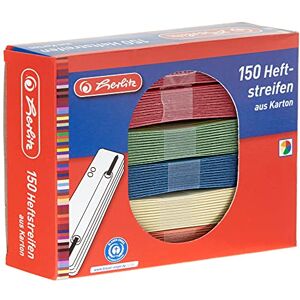 Herlitz 8767709 Heftstreifen Recycling 150er Packung (Farben sortiert) (Single) Herlitz 8767709 Heftstreifen Recycling 150er Packung (Farben sortiert) (Single)