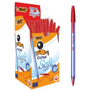 BIC Kugelschreiber Cristal Soft (0.35 mm) Schachtel à 50 Stück, rot BIC Kugelschreiber Cristal Soft (0.35 mm) Schachtel à 50 Stück, rot