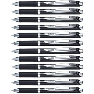 Pentel BLP77-AX EnerGel Xm Document, mit Druckmechanik, dokumentenecht und alterungsbeständig, 12 Stück, schwarz Pentel BLP77-AX EnerGel Xm Document, mit Druckmechanik, dokumentenecht und alterungsbeständig, 12 Stück, schwarz