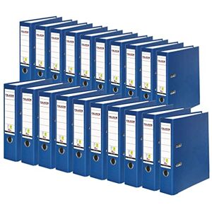 FALKEN Original 20er Pack PP-Color Kunststoff-Ordner. Made in Germany. 8 cm breit DIN A4 blau Ringordner Vegan Aktenordner Briefordner Büroordner Plastikordner Schlitzordner FALKEN Original 20er Pack PP-Color Kunststoff-Ordner. Made in Germany. 8 cm breit DIN A4 blau Ringordner Vegan Aktenordner Briefordner Büroordner Plastikordner Schlitzordner