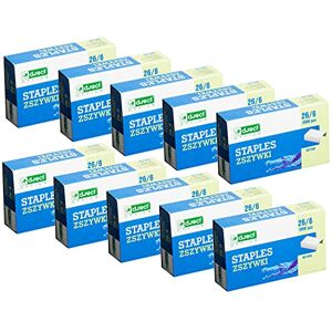 D.RECT Heftklammern 26/6 Klammern für Büroheftgeräte Tacker Heftklammern Hefter Klammern Verpackung 10000 Stück 10x1000 Stück D.RECT Heftklammern 26/6 Klammern für Büroheftgeräte Tacker Heftklammern Hefter Klammern Verpackung 10000 Stück 10x1000 Stück