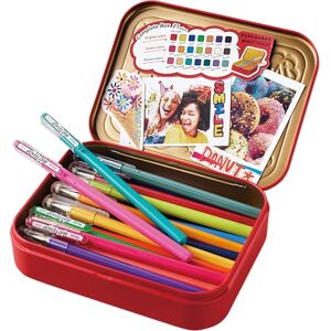 Pentel Mattehop K110V Gelroller mit hochdeckender Tinte in mattem Finish, 1.0 mm (Metallbox mit 21 Stück Inhalt farblich sortiert) Pentel Mattehop K110V Gelroller mit hochdeckender Tinte in mattem Finish, 1.0 mm (Metallbox mit 21 Stück Inhalt farblich sortiert)