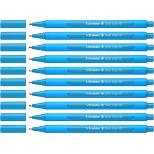 Schneider 152210 Slider Edge XB Kugelschreiber (Strichstärke: XB, dokumentenecht, Dreikant-Stift) 10er Packung, hellblau Schneider 152210 Slider Edge XB Kugelschreiber (Strichstärke: XB, dokumentenecht, Dreikant-Stift) 10er Packung, hellblau