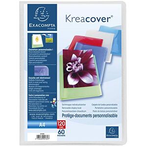 Exacompta 5769E Sichtmappe (PP 500µ mit 60 Hüllen Krea Cover Chromaline, für Format DIN A4, 21 x 29,7 cm, transparent) 1 Stück zufällige farbe Exacompta 5769E Sichtmappe (PP 500µ mit 60 Hüllen Krea Cover Chromaline, für Format DIN A4, 21 x 29,7 cm, transparent) 1 Stück zufällige farbe