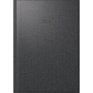 BRUNNEN Buchkalender Mod. 765 '26 A5, Kunststoff, vulkanschwarz BRUNNEN Buchkalender Mod. 765 '26 A5, Kunststoff, vulkanschwarz