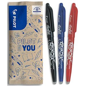 PILOT FriXion Ball 0.7 Set 3 Stück: Schwarz/Blau/Rot Radierbare Tintenroller 0,4mm Strichstärke Angenehme Schreibführung, Thermosensitive Tinte, Austauschbare Mine Mittlere Spitze PILOT FriXion Ball 0.7 Set 3 Stück: Schwarz/Blau/Rot Radierbare Tintenroller 0,4mm Strichstärke Angenehme Schreibführung, Thermosensitive Tinte, Austauschbare Mine Mittlere Spitze