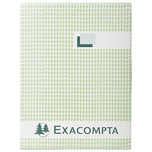 Exacompta 415E Geschäftsbuch DIN A4 (kariert 110 g/qm Inh. 500 Blatt, 1 Stück) schwarz Exacompta 415E Geschäftsbuch DIN A4 (kariert 110 g/qm Inh. 500 Blatt, 1 Stück) schwarz
