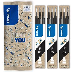 PILOT FriXion Ersatzminen 0.5 9 Stück Farbe Schwarz Nachfüllminen mit Radierbarer Tinte Kompatibel mit FriXion Ball & FriXion Clicker 0.5 Feine Stärke Gel-Tintenrollermine PILOT FriXion Ersatzminen 0.5 9 Stück Farbe Schwarz Nachfüllminen mit Radierbarer Tinte Kompatibel mit FriXion Ball & FriXion Clicker 0.5 Feine Stärke Gel-Tintenrollermine