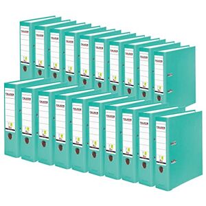 FALKEN Original 20er Pack PP-Color Kunststoff-Ordner. Made in Germany. 8 cm breit DIN A4 Pastell-Farbe türkis Ringordner Vegan Aktenordner Briefordner Büroordner Plastikordner Schlitzordner FALKEN Original 20er Pack PP-Color Kunststoff-Ordner. Made in Germany. 8 cm breit DIN A4 Pastell-Farbe türkis Ringordner Vegan Aktenordner Briefordner Büroordner Plastikordner Schlitzordner