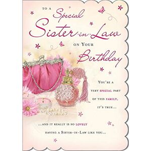 Piccadilly Greetings Geburtstagskarte für Schwägerin, 22,9 x 15,2 cm Regal Publishing Piccadilly Greetings Geburtstagskarte für Schwägerin, 22,9 x 15,2 cm Regal Publishing