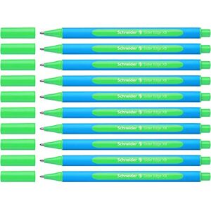 Schneider 152204 Slider Edge XB Kugelschreiber (Strichstärke: XB, dokumentenecht, Dreikant-Stift) 10er Pack,,grün Schneider 152204 Slider Edge XB Kugelschreiber (Strichstärke: XB, dokumentenecht, Dreikant-Stift) 10er Pack,,grün