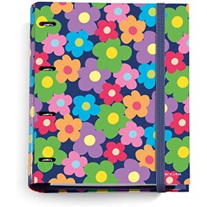 Miquelrius Carpebloc, Mappe mit 4 Ringen + Nachfüllung 100 Blatt A4-Gitter, Carpesano-Verschluss mit Gummi, Agatha Ruiz de la Prada, Blume Miquelrius Carpebloc, Mappe mit 4 Ringen + Nachfüllung 100 Blatt A4-Gitter, Carpesano-Verschluss mit Gummi, Agatha Ruiz de la Prada, Blume