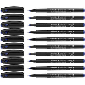 Schneider , 184503, Topball 845 Tintenroller(stabiler Edelstahlspitze, 0,3mm) 10er Packung, blau Schneider , 184503, Topball 845 Tintenroller(stabiler Edelstahlspitze, 0,3mm) 10er Packung, blau