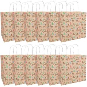 Idena 30503-12 Geschenktüten Frohe Weihnachten, 12 Stück, Geschenktaschen in der Größe 28 x 28 x 15 cm, Papiertüten für Weihnachten Idena 30503-12 Geschenktüten Frohe Weihnachten, 12 Stück, Geschenktaschen in der Größe 28 x 28 x 15 cm, Papiertüten für Weihnachten