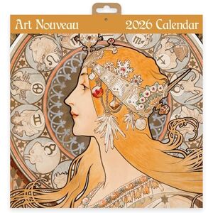 Robert Frederick Quadratischer Jugendstil-Wandkalender 2026, Monatsplaner mit klassischen Werken von Alphonse Mucha, Georges de Feure, Verneuil, Rhead & More Robert Frederick Quadratischer Jugendstil-Wandkalender 2026, Monatsplaner mit klassischen Werken von Alphonse Mucha, Georges de Feure, Verneuil, Rhead & More