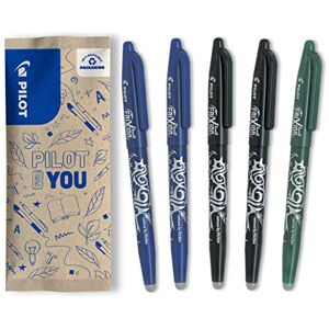 PILOT FriXion Ball 0.7 Set – 5 Stück – 2x Blau/Schwarz, 1x Grün – Radierbare Tintenroller 0,4mm Strichstärke, angenehme Schreibführung zum Schreibenlernen, thermosensitive Tinte, austauschbare Mine PILOT FriXion Ball 0.7 Set – 5 Stück – 2x Blau/Schwarz, 1x Grün – Radierbare Tintenroller 0,4mm Strichstärke, angenehme Schreibführung zum Schreibenlernen, thermosensitive Tinte, austauschbare Mine