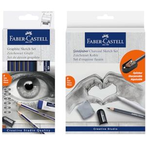 Faber-Castell 205279 Goldfaber Zeichenset 16-teilig, Einsteiger Set mit Bleistifte, Radierer und Spitzer Faber-Castell 205279 Goldfaber Zeichenset 16-teilig, Einsteiger Set mit Bleistifte, Radierer und Spitzer