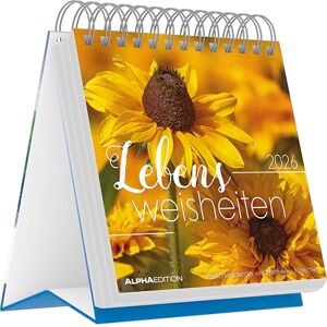 Alpha Lebensweisheiten 2026 – Postkartenkalender 16×17 cm mit 53 Zitaten & stimmungsvollen Motiven, Tischkalender mit Aufsteller & Perforation, FSC-zertifiziert, ideales Geschenk Alpha Lebensweisheiten 2026 – Postkartenkalender 16×17 cm mit 53 Zitaten & stimmungsvollen Motiven, Tischkalender mit Aufsteller & Perforation, FSC-zertifiziert, ideales Geschenk
