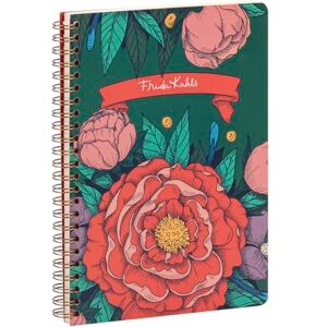 Clairefontaine 116214C Notizheft / Kladde mit Doppelspirale, Frida Kahlo, DIN A5 14,8x21cm, 74 Blatt, 90g, liniert, sortiert, 1 Stück Clairefontaine 116214C Notizheft / Kladde mit Doppelspirale, Frida Kahlo, DIN A5 14,8x21cm, 74 Blatt, 90g, liniert, sortiert, 1 Stück