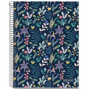 Miquelrius A4 Notizbuch, 5 mm Raster, Hardcover Notizbuch, 120 mikroperforierte Blätter, A4 mit 4 Farben zur Organisation, 70 g/m² extra mattes Papier, 4 Heftlöcher Miquelrius A4 Notizbuch, 5 mm Raster, Hardcover Notizbuch, 120 mikroperforierte Blätter, A4 mit 4 Farben zur Organisation, 70 g/m² extra mattes Papier, 4 Heftlöcher