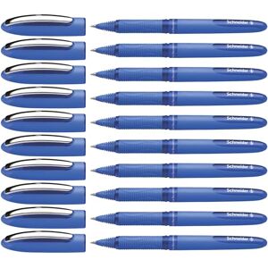 Schneider One Hybrid C Tintenroller mit Flüssigtinte, nicht einziehbar, Strichstärke 3 mm, Blau, 10 Stück Schneider One Hybrid C Tintenroller mit Flüssigtinte, nicht einziehbar, Strichstärke 3 mm, Blau, 10 Stück