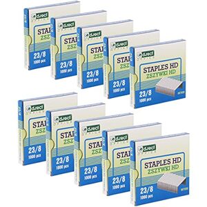 D.RECT Heftklammern 23/8 Klammern für Büroheftgeräte Tacker Heftklammern Hefter Klammern Verpackung 10000 Stück 10x1000 Stück D.RECT Heftklammern 23/8 Klammern für Büroheftgeräte Tacker Heftklammern Hefter Klammern Verpackung 10000 Stück 10x1000 Stück
