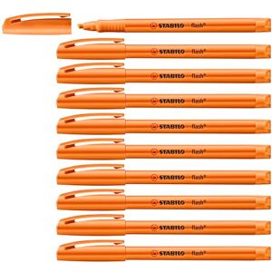 STABILO Textmarker flash 10er Pack orange STABILO Textmarker flash 10er Pack orange